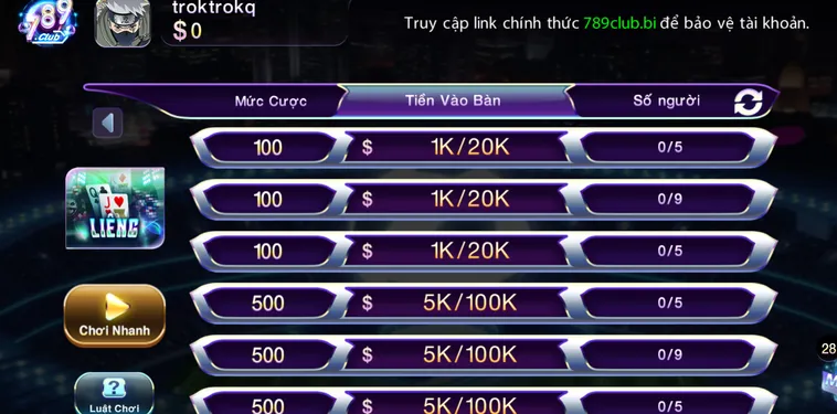 Hướng Dẫn Tham Gia Chơi Liêng Tại 789Club Thắng Cược Đỉnh Cao