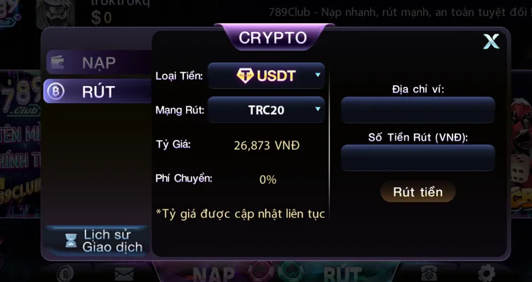 Rút Tiền 789Club Hướng Dẫn Cách Thực Hiện Giao Dịch Nhanh Chóng An Toàn
