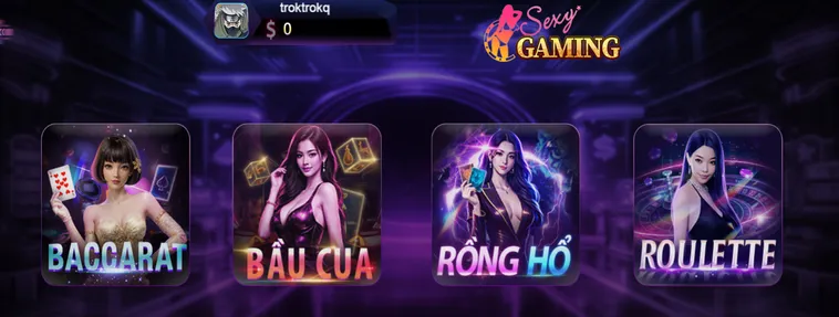 Sexy Gaming Live Tại 789Club Trải Nghiệm Cá Cược Cùng Dealer Quyến Rũ Nhất